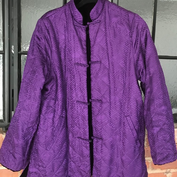 Black Velvet Reversible Jacket - Picture 5 of 6